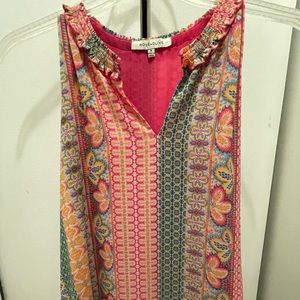 Rose+Olive multi color blouse